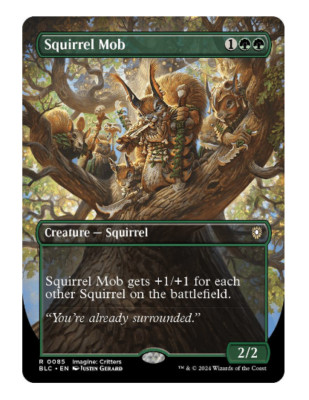 Squirrel Mob - Borderless Commander: Bloomburrow