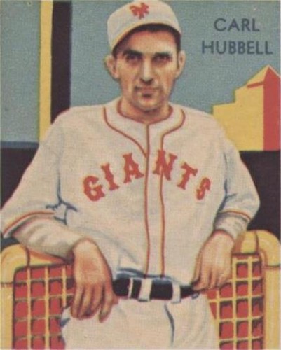 1985 Renata Galasso 1934-36 National Chicle Diamond Stars Reprints - Carl Hubbell #39