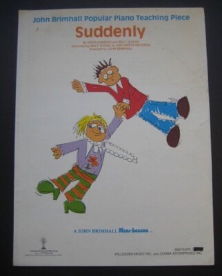 Suddenly by Billy Ocean sheet music John Brimhall