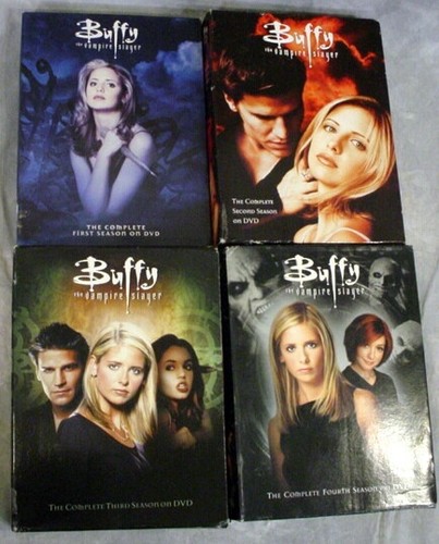 BUFFY THE VAMPIRE SLAYER DVD BOX SETS SEASON 1-4 SERIES SEASON SET