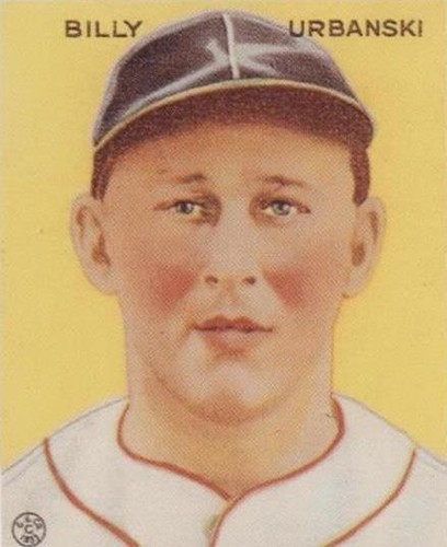 1983 Renata Galasso 1933 Goudey Reprints - Billy Urbanski #212