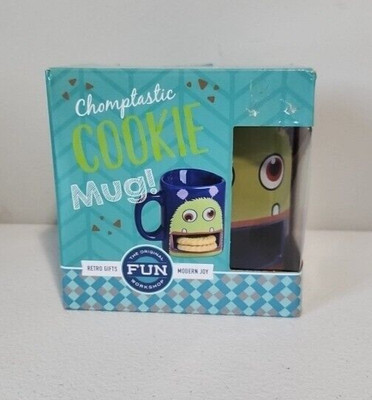 CHOMPLASTIC MONSTER MUG  COOKIE MUG SLOT FOR YOUR COOKIES, NEW. Open box