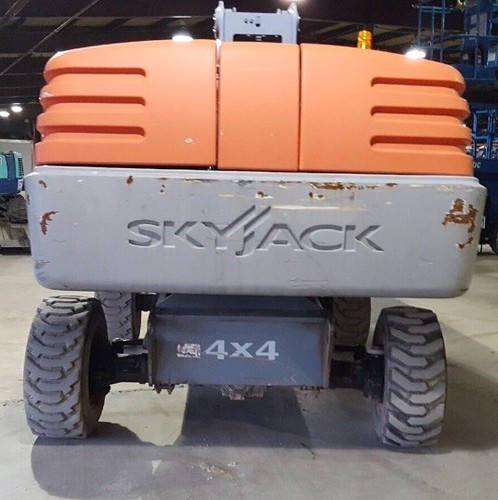 2007 Skyjack SJ45T 4X4 Aerial Man-Lift Straight Boom Lift Boomlift Big Basket