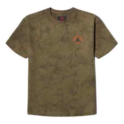 Travis Scott Cactus Jack x Air Jordan Tee Medium Olive (CN3433-222) Size S-2XL