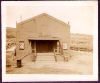 Vintage Photo of Thule Air Base Greenland Base Theater Tundra