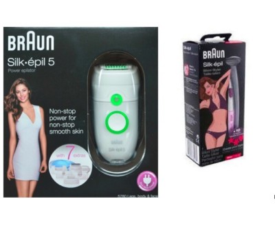 BRAUN 5780 (+BONUS) Silk-epil 5 LEGS BODY & FACE EPILATOR...