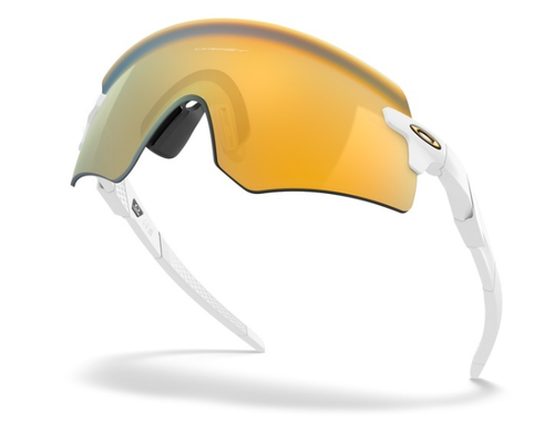 Pre-owned Oakley Encoder 9471 Matte White + Prizm 24k + Beautiful Originals