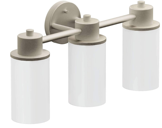 Moen DN0763BN Iso Bathroom Vanity Lights In Brushed Nickel, 