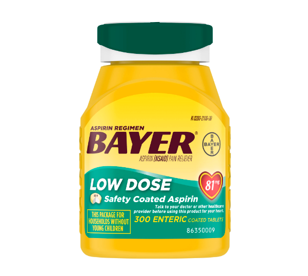 Купить Обезбаливающее Low Dose Aspirin BAYER 81 MG LOW DOSE 300 DAILY