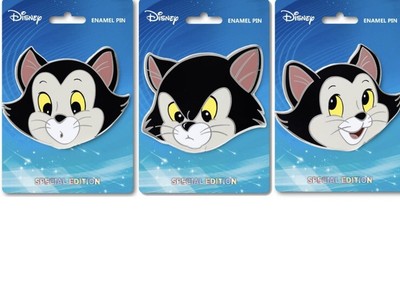 Disney PALM / Pink A La Mode 3  FIGARO LE 300 Portraits Series 3 Pin Set