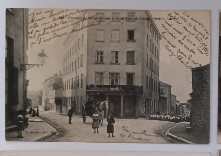 Cpa Rhone (69) - Lyon - Chemins Saint-Simon Et Demie-Lune - Moutons Restaurant