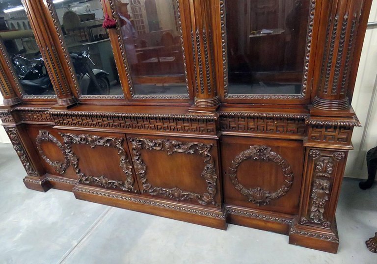 Monumental Georgian Style Breakfront