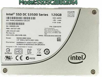 New Intel SSD DC S3500 120GB 160GB 480GB 600GB 800GB 1.6TB 2.5'' SATA SSD