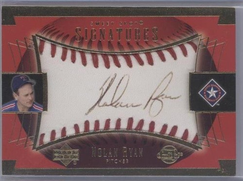 2003 Upper Deck Sweet Spot - Nolan Ryan #NR-AU