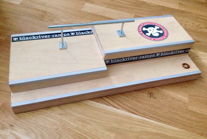 Blackriver ramps street plaza fingerboard ramp in Trafford