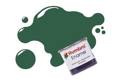 Humbrol 078E Enamel Paint Cockpit Green Matt 14ml