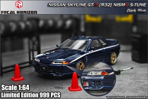 ミニカー Focal Horizon FH 1/64 Skyline GT-R R32 Focal Horizon FH 1:64 Skyline GT-R R32 S-Tune Grey Diecast