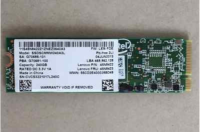 Intel SSD 240GB SSDSCMMW240A3L for Lenovo Thinkpad X1 Carbon