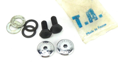 TA Crankset Dust Caps & Bottom Bracket Bolts Specialites 23mm Vintage NOS 