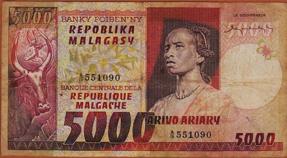Billets de la banque française de 5 000 francs