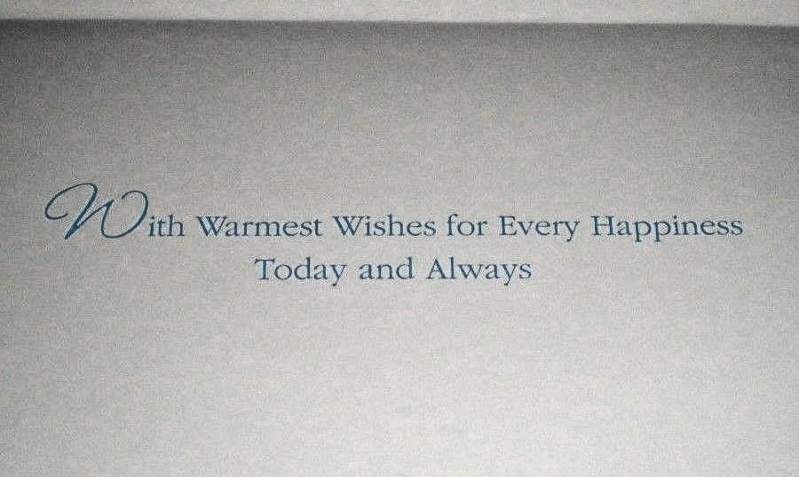 PARAMOUNT A WISH FOR YOUR WEDDING DAY GREETING CARD - NEW - VINTAGE UNUSED