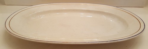 Vintage Antique VERONA CHINA #69 Turkey or Ham Serving Platter Made In U.S.A.
