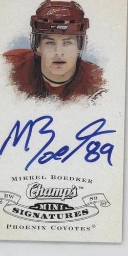 2008-09 Upper Deck Champ's - Mikkel Boedker #CS-BK