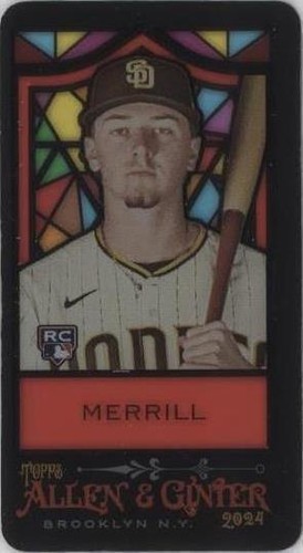 2024 Topps Allen & Ginter Jackson Merrill Chrome Refractor 2024 Topps Allen & Ginter Jackson Merrill Chrome Refractor