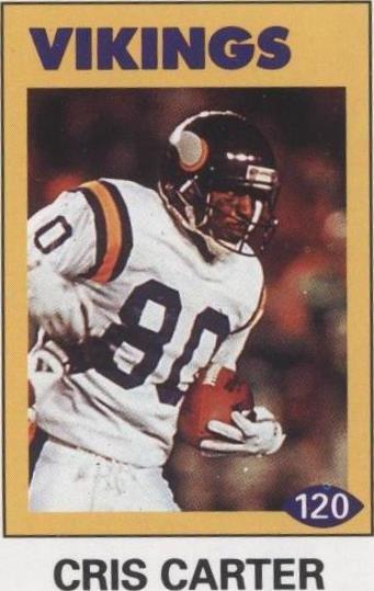 Pegatinas Diamond NFL Superstars 1992 Cris Carter #120