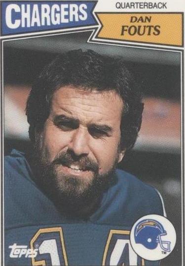 1987 Topps United Kingdom American Football Dan Fouts #69