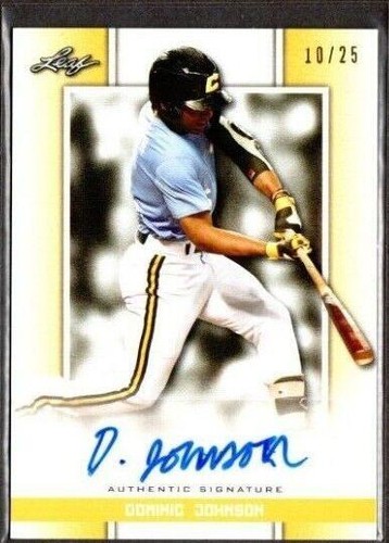 2019 Leaf Perfect Game National Showcase - Dominic Johnson #BA-DJ1