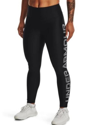 

Женские леггинсы до щиколотки с логотипом UA Motion, черные, XL Under Armour, Черный