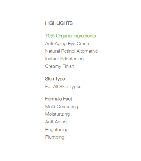 2X Ogee Brightening Botanical Eye Balm Anti-Aging Hydrating 0.08 fl oz Each NIB