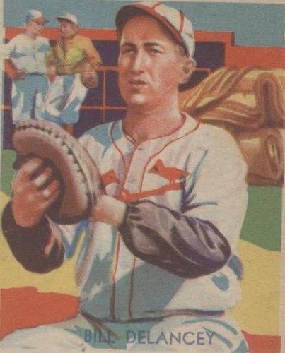 1934-36 National Chicle Diamond Stars - Bill Delancey #81