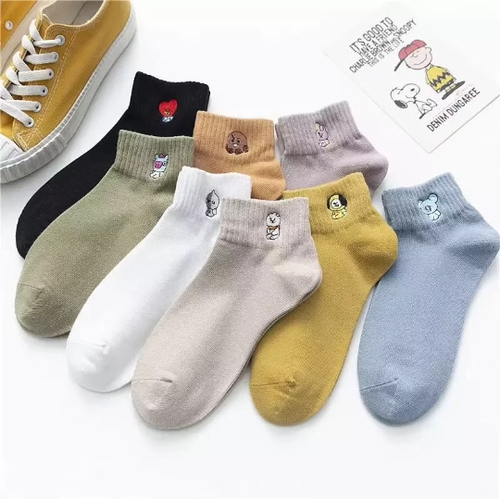 | Bts Socks | Cute Socks | Ankle Socks | Cotton Socks