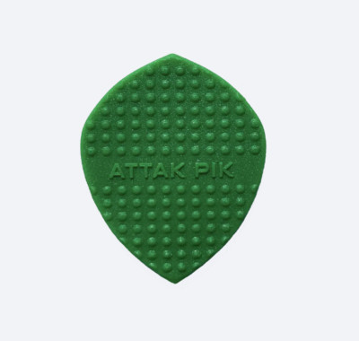 Attak Pik SURGE green guitar pick - 1 pick