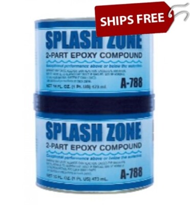 Petit A-788HGS Kop-Coat Splash Zone 2-part SET Epoxy Compound 1/2 Gallon Boat