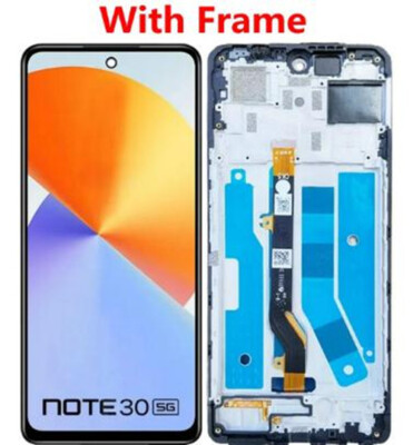 LCD Display Touch Screen Assembly Frame Replacement For Infinix Note 30 5G X6711