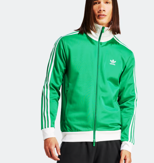 アディダス　BECKENBAUER Track Top(グリーン)サイズL adidas BECKENBAUER TRACKTOP GREEN/NINDIG（アディダス
