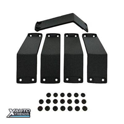 KMC XD Series XD811 Wheel Insert 22X12 -44 Offset Black 5 Pcs 811FIN22244NABS