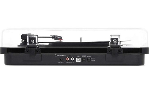 ION Audio Max LP 3 Speed Vinyl Conversion Turntable Record Player w/ Speakers
