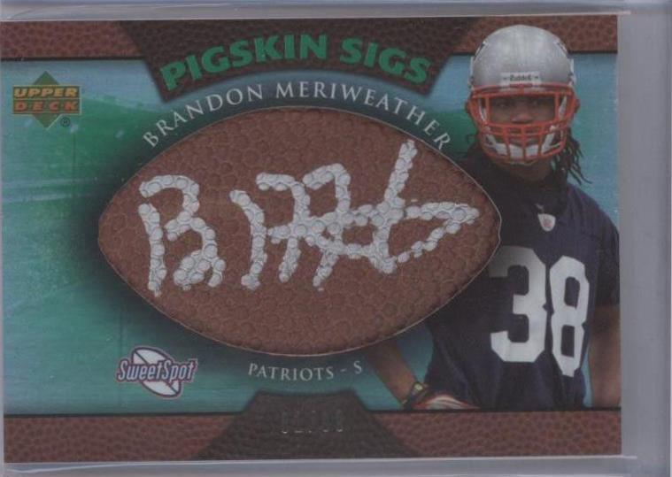2007 NFL Sweet Spot Brandon Meriweather #SSPS-ME