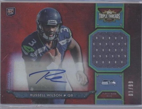 2012 Topps Triple Threads Russell Wilson #TTRAR-51