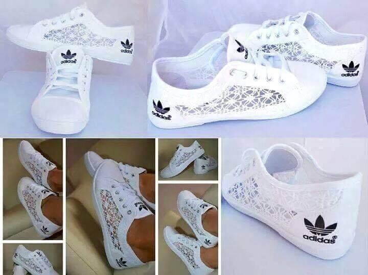 chaussure adidas en dentelle