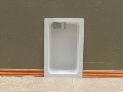 Construction Solutions DBX1000M White Dryer Box Metal w Trim Ring for 2x4 walls