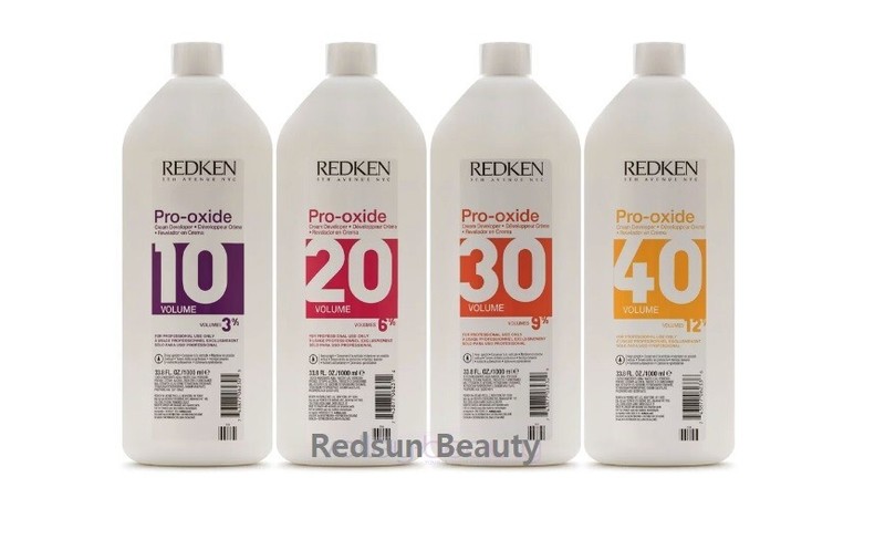 Redken Pro-Oxide Cream Developers (10, 20, 30, 40), 1000ml/ Choose