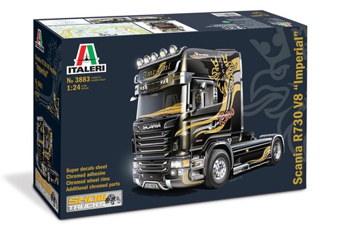 ITALERI スカニア R730 V8 'インペリアル' 1:24 ITALERI Scania R730 V8 Imperial - YouTube