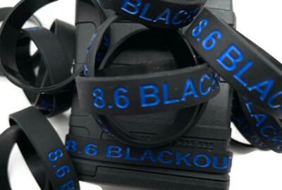 8.6 Blackout Mag ID Band High Quality & Durable FREE SHIPPING