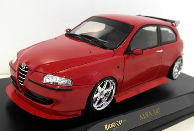 Ricko 1/18 Scale Diecast 32111 Alfa Romeo 147 Modified / Customised red Unique