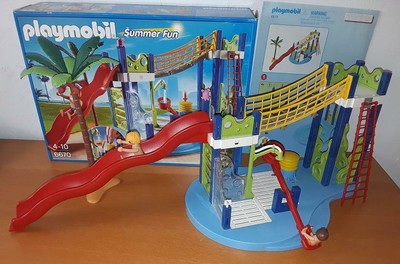 Parc Aquatique Playmobil 6669 – Avec Toboggans, Piscine, Vacances